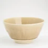Beige salladsskål i stengods