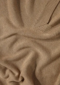Beige stickad tröja