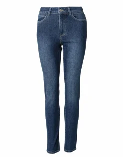 Blå jeans med stretch