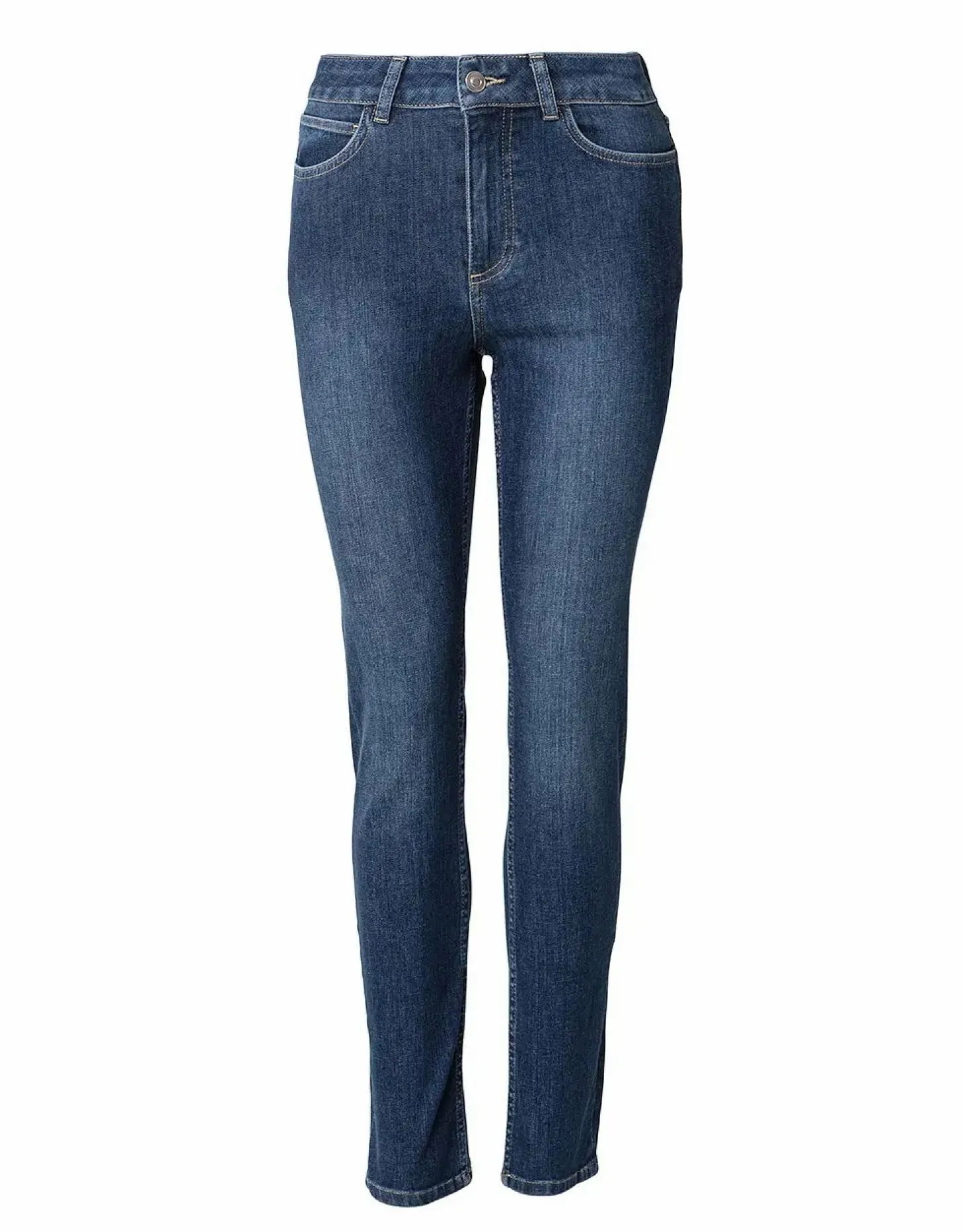 Blå jeans med stretch