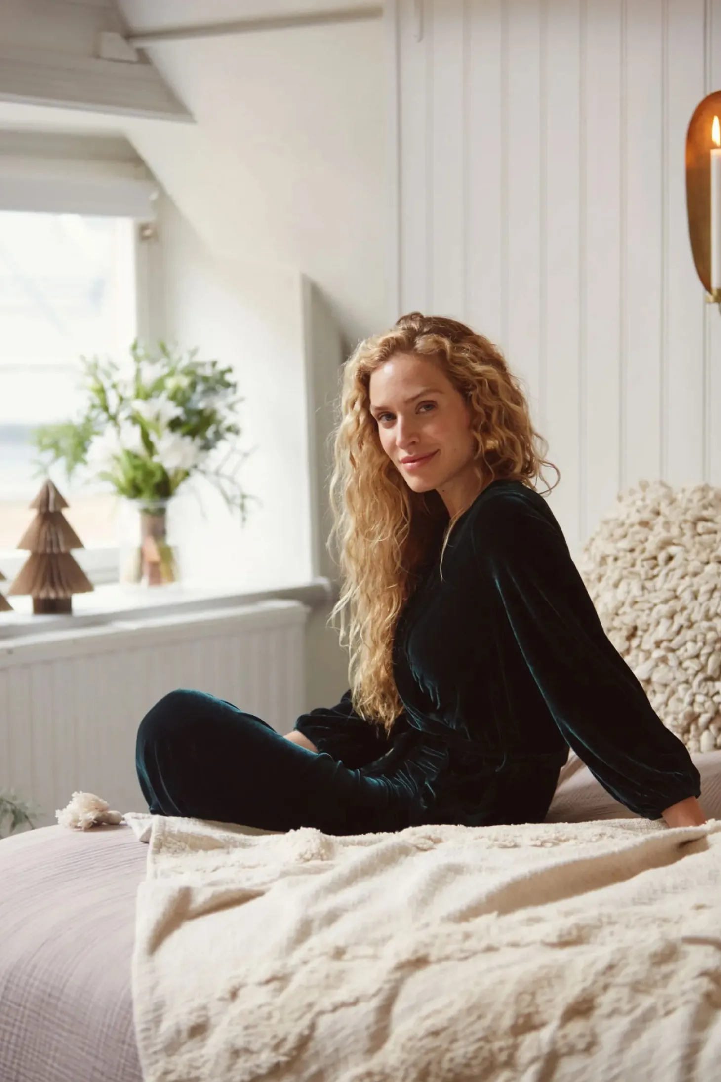 Byxdress i velour