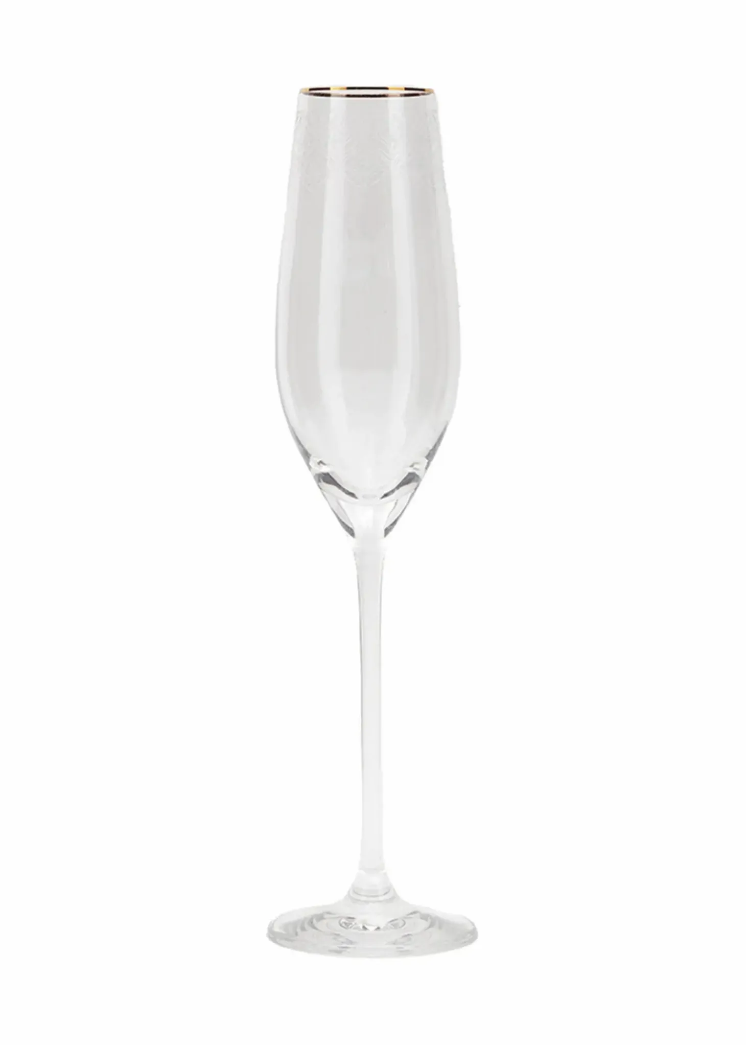 Champagneglas i kristall