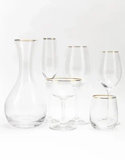 Champagneglas i kristall