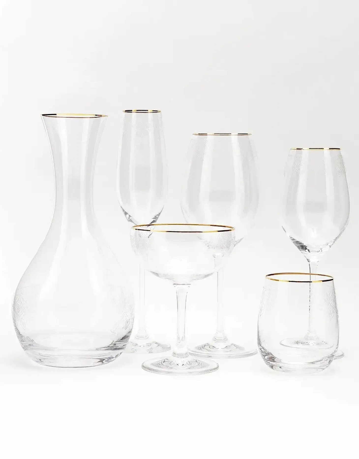 Champagneglas i kristall