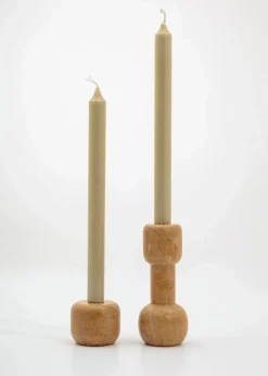 Dekorativ ljusstake i marmor