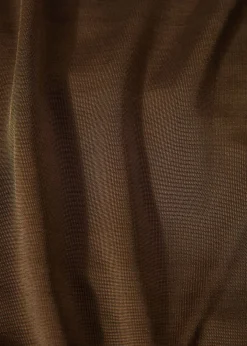 Draperad lång grön klänning