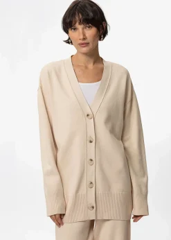 Finstickad cardigan