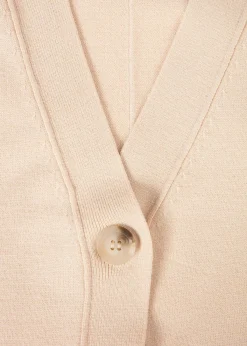 Finstickad cardigan