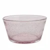 Glasskål med bubblor