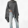 Grå poncho