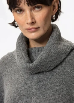 Grå poncho