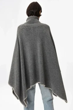 Grå poncho