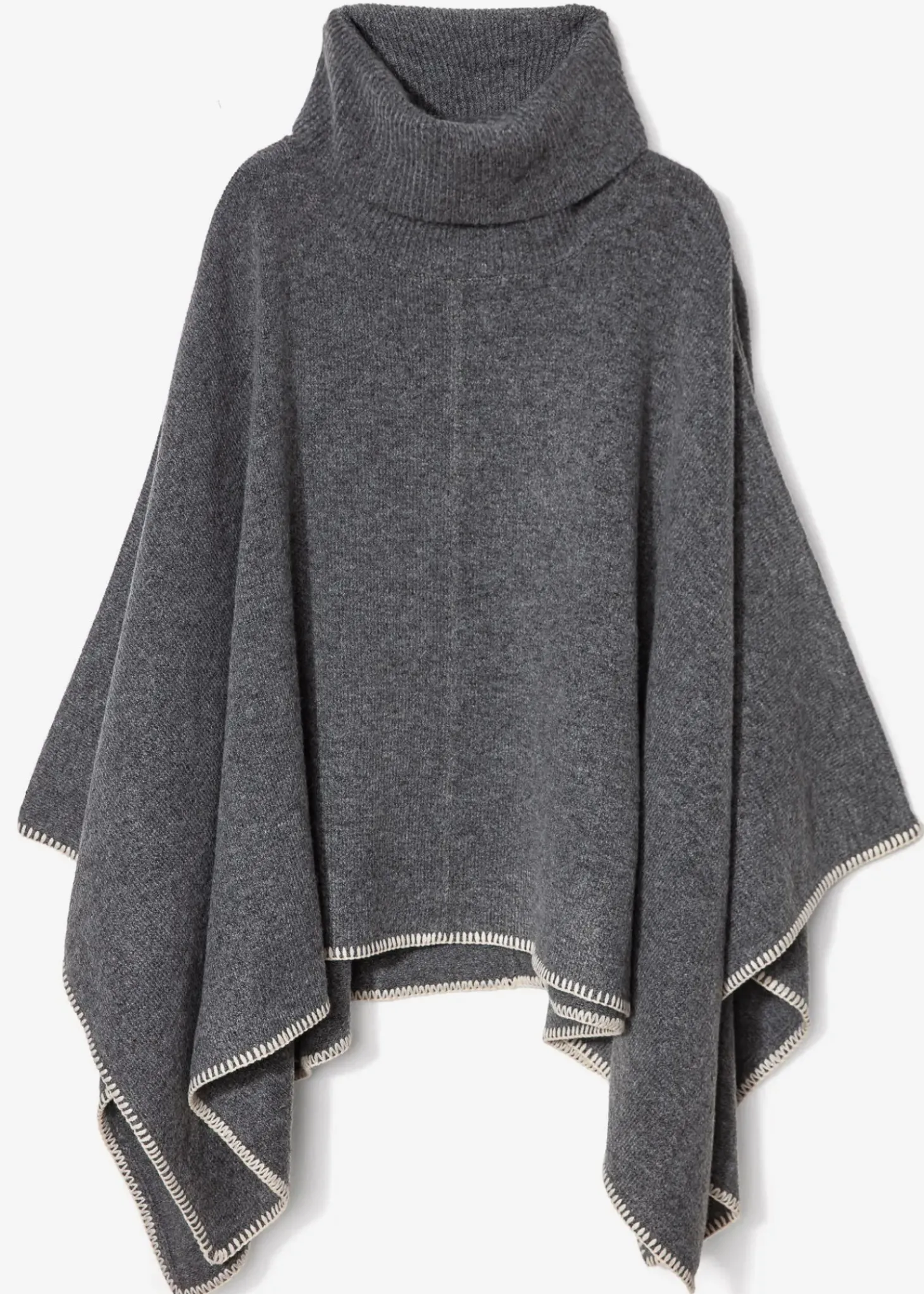 Grå poncho