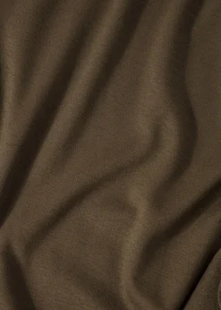 Grön långärmad jerseytröja