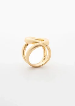 Guldfärgad ring