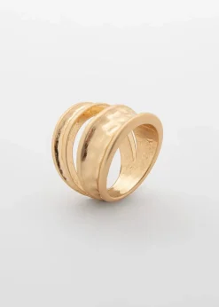 Guldfärgad ring