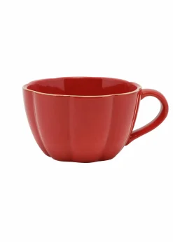 Kopp med guldfärgad kant