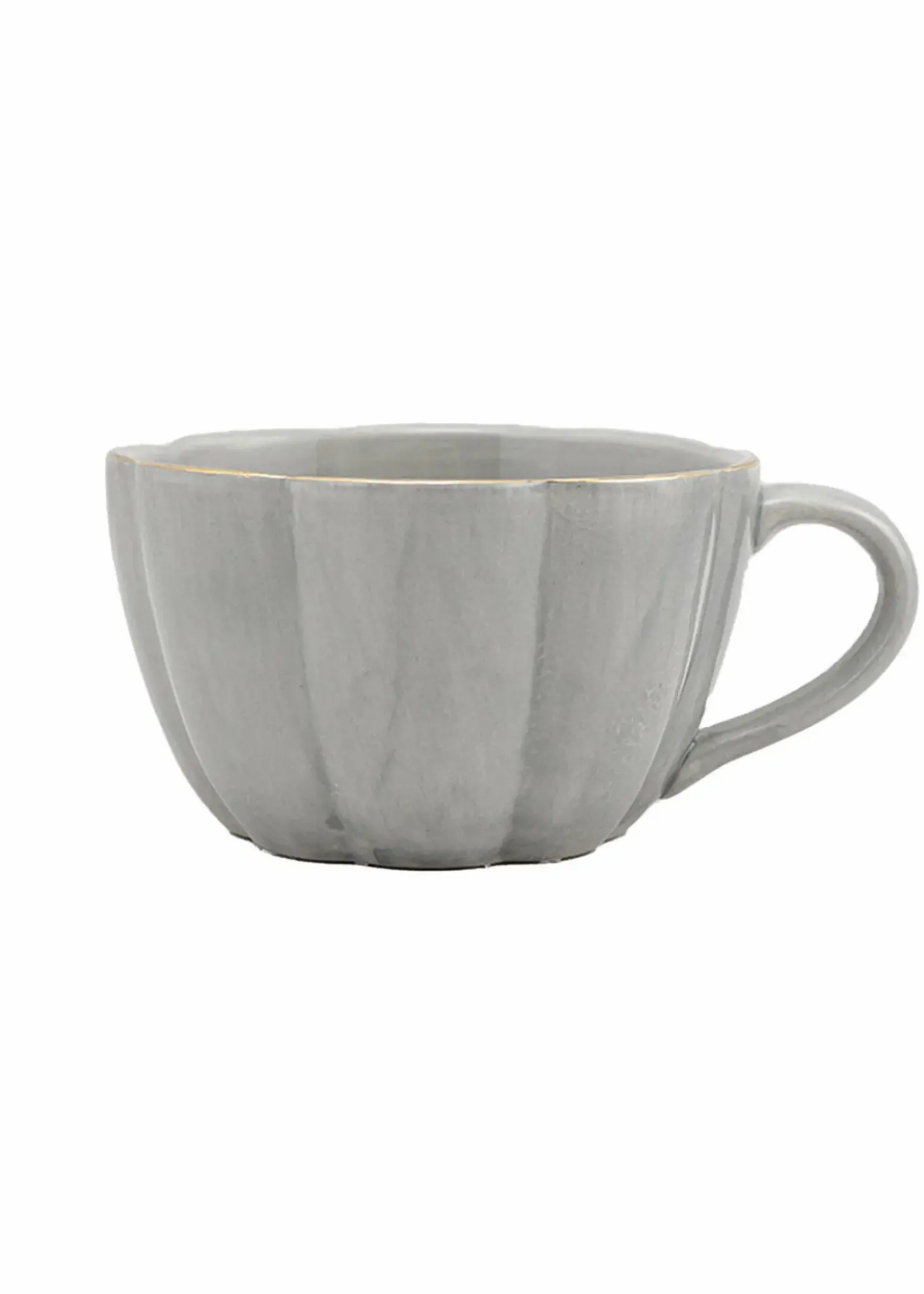 Kopp med guldfärgad kant