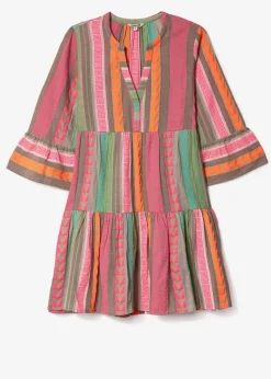 Kort jacquard-vävd tunika