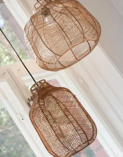 Lampskärm i rotting
