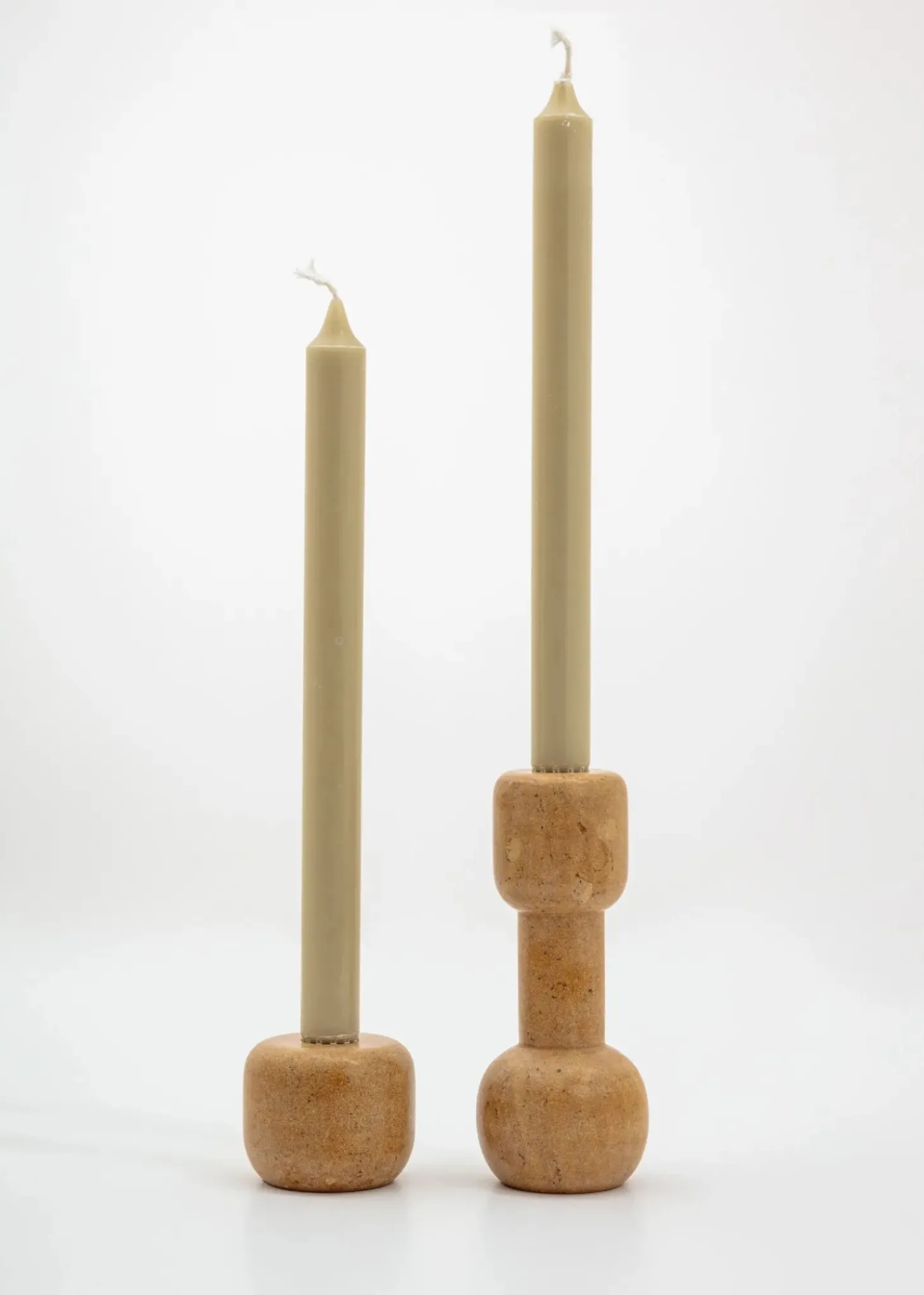 Liten marmorljusstake