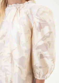 Mönstrad jacquardblus
