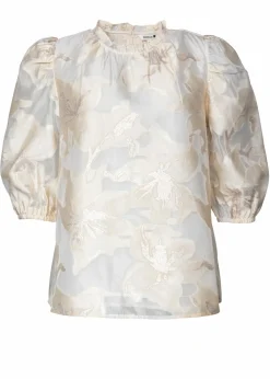 Mönstrad jacquardblus