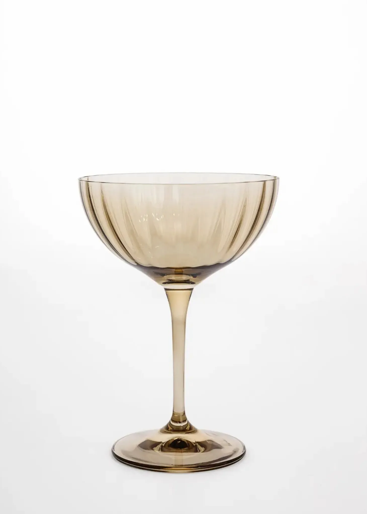 Räfflat coupeglas