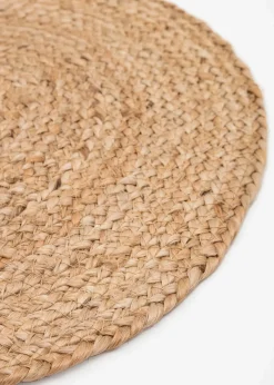 Rund bordstablett i jute