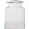 Stor glasvas med bubblor