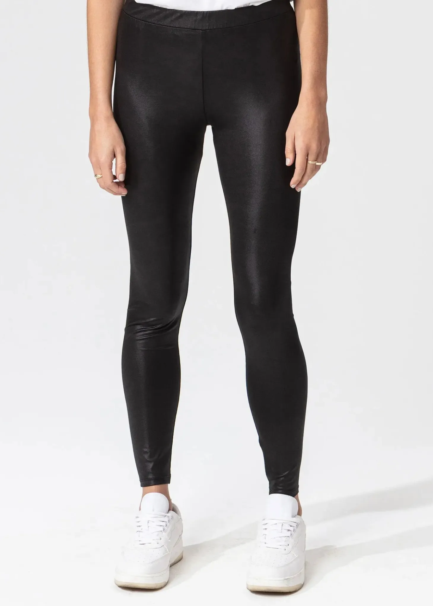 Svarta leggings med lyster