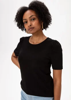 T-shirt med puffärm