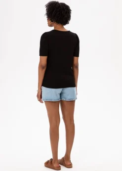 T-shirt med puffärm