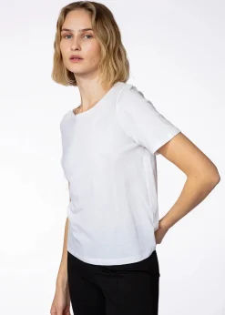 Vit T-shirt i bomull